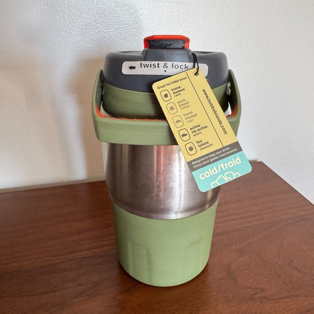 NWT Bubba 48oz Insulated Travel Mug Jug with Handle – Olive Green